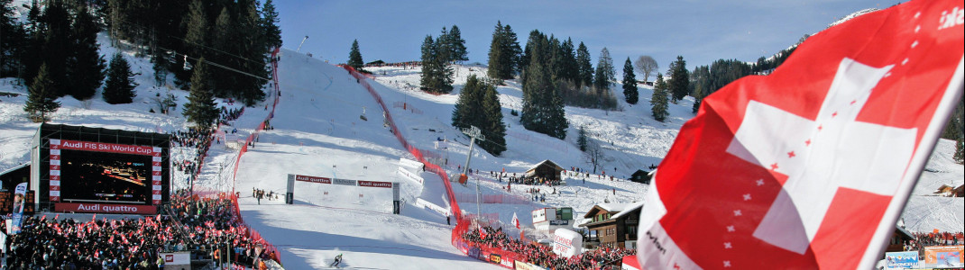 Geisterkulisse statt Fanmassen: In Adelboden dürfen heuer keine Zuschauer vor Ort sein.