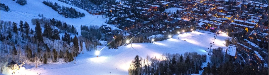 Die Rennen finden im Skigebiet Aspen Mountain statt und enden direkt im Nobel-Skiort.