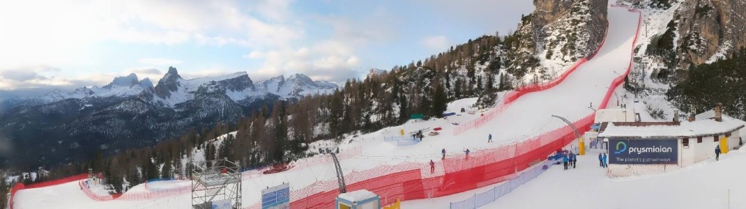 Zwei Damen-Speedrennen finden heuer auf der Tofana in Cortina statt.