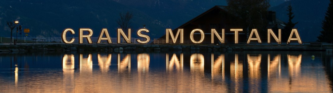 Crans Montana liegt im Wallis auf 1500 Höhenmetern.