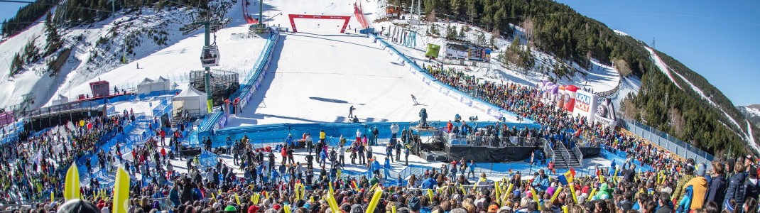 Insgesamt neun Rennen stehen im Skigebiet Grandvalira auf dem Programm.