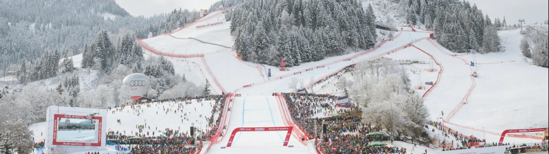Zwei Abfahrten und ein Slalom stehen heuer in Kitzbühel auf dem Weltcup-Programm.