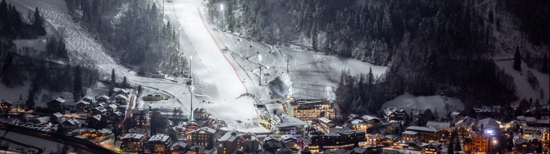 Die Schladming-Rennen finden am legendären Zielhang auf der Planai statt.