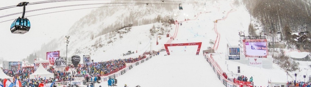 Zwei Herrenrennen stehen in diesem Jahr in Val d'Isère auf dem Programm.