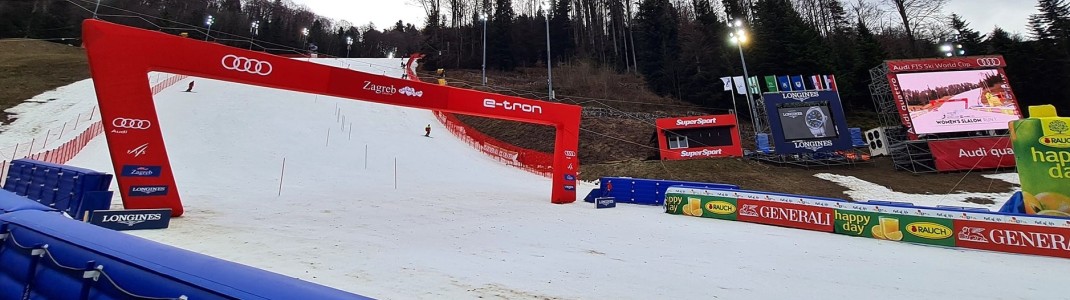 Zwei Slalomrennen der Damen werden im Januar 2023 in der Nähe von Zagreb ausgetragen.