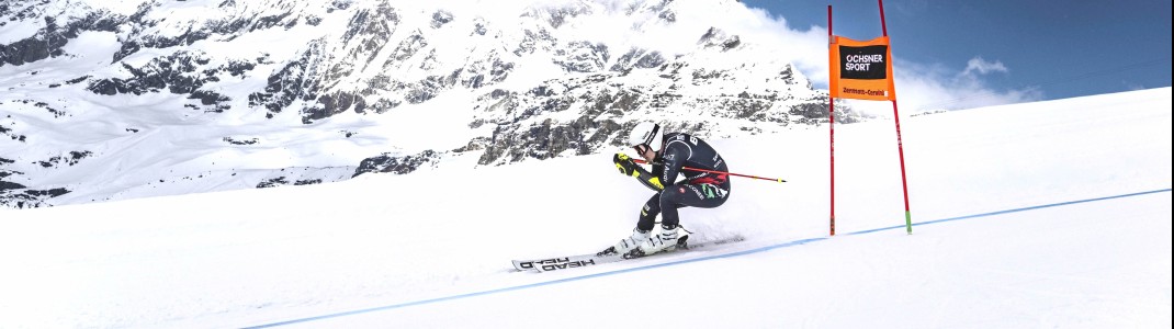 Die Rennstrecke Gran Becca ist die höchstgelegene im Skiweltcup.
