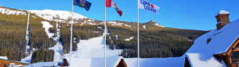 Ski-Weltcup-Austragungsort Lake Louise im Banff-Nationalpark, Alberta, Kanada