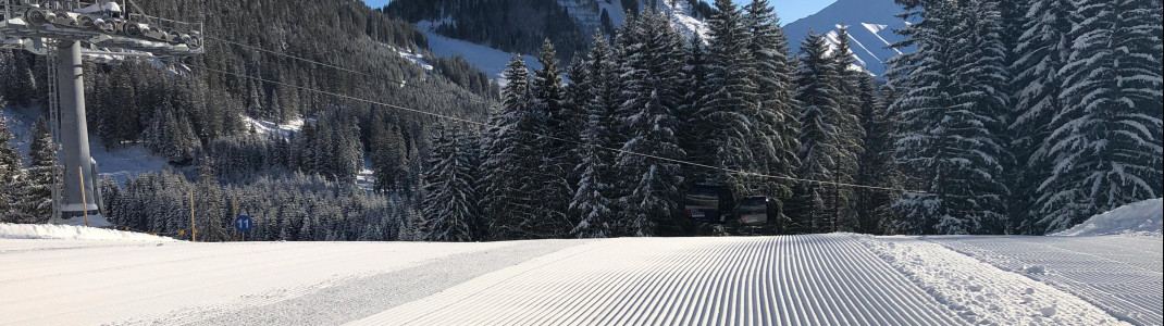 Bei diesen Bedingungen macht Skifahren Spaß.