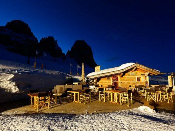 Das Fienile Monte ist die kleinste Hütte in Gröden.