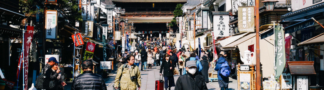 Sightseeing in Nagano.