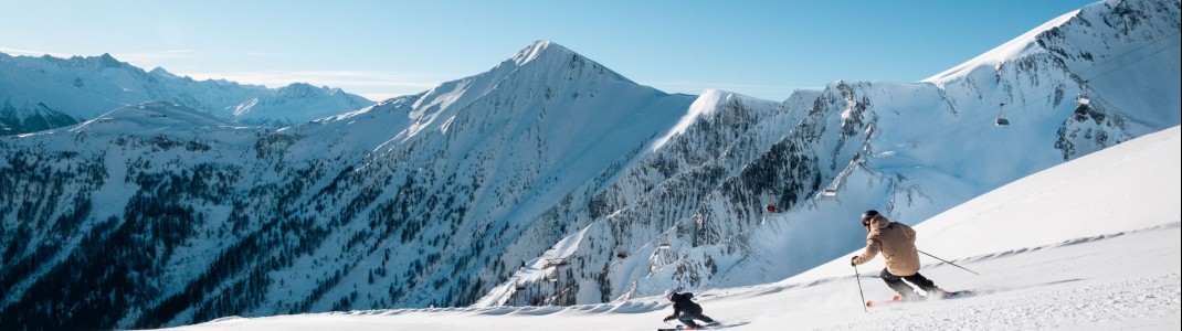 Genieße tolle Pisten und beeindruckende Panoramen in Serfaus-Fiss-Ladis.