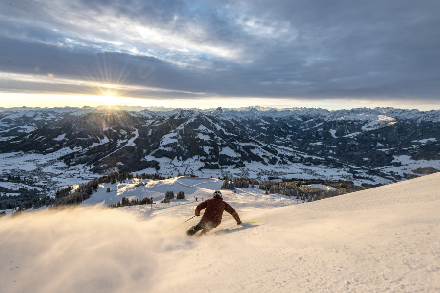 Auf 288 Pistenkilometern erwartet dich in der SkiWelt ein absolutes Gefühl von Freiheit.