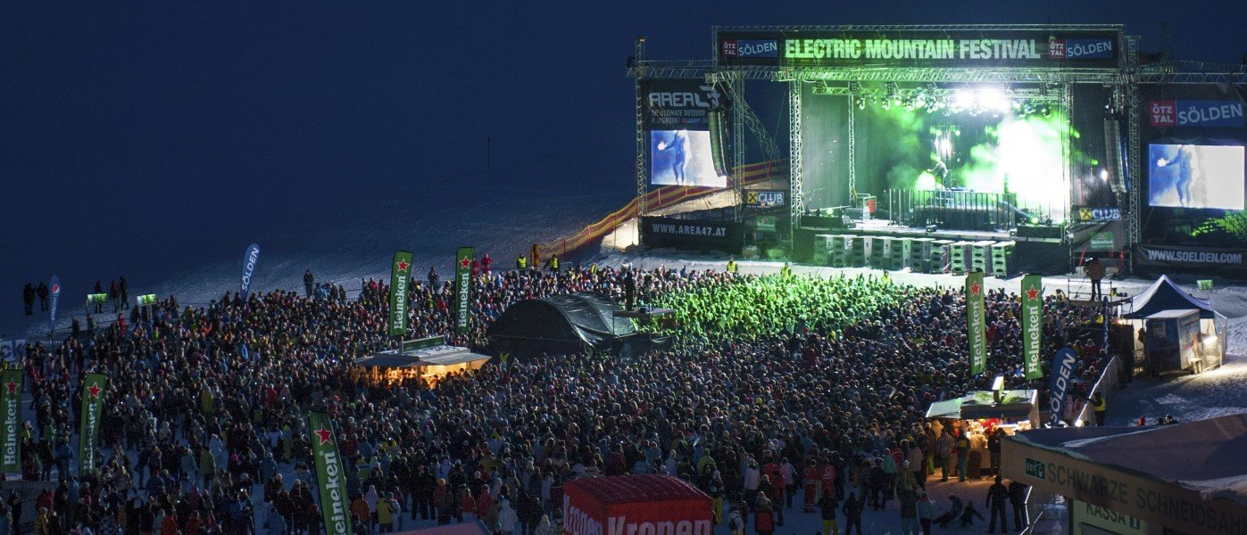 David Guetta beim Electric Mountain Festival.