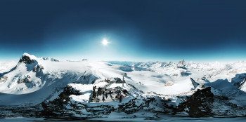 Eine atemberaubende Aussicht hast du auf der Plattform Matterhorn Glacier Paradise in Zermatt.