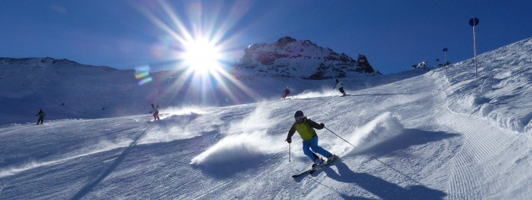 Die Pisten in Hochfügen gelten als besonders schneesicher.