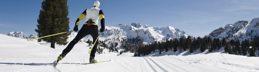 Im Verbund Dolomiti NordicSki stehen dir ganze 200 Loipenkilometer in Süd- und Osttirol zur Verfügung.