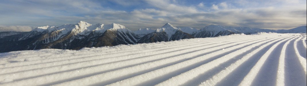 Perfekte Pisten im Skigebiet Schwemmalm