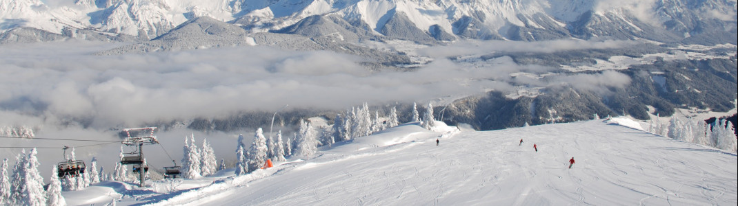 Panorama von der Reiteralm auf das Dachstein Massiv