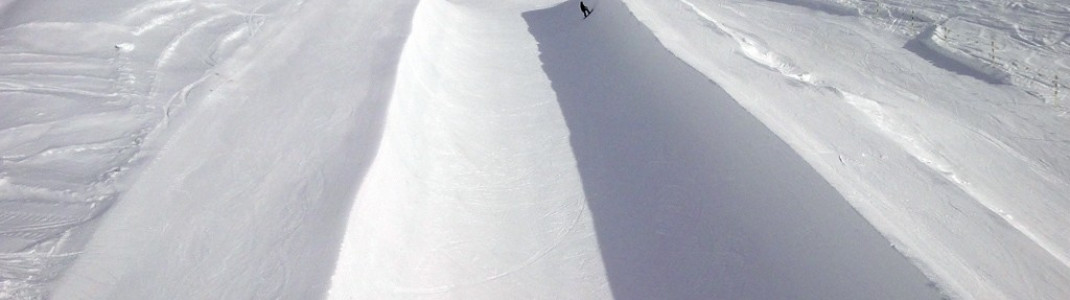 Die Halfpipe der Aletsch Arena gehört zu den besten und größten im Alpenraum.