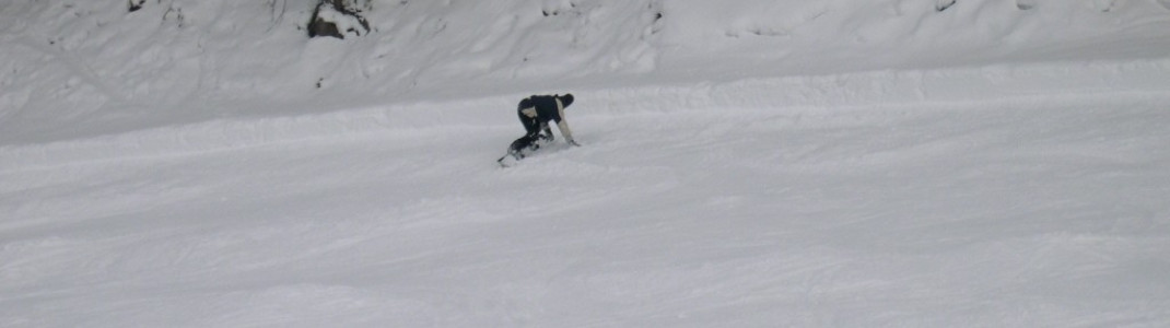 Tiefschnee Skifahren