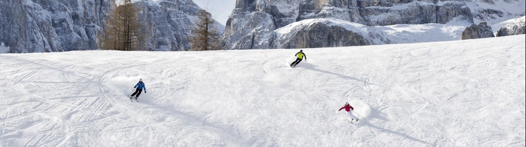 Könner finden in Alta Badia knapp 60 km anspruchsvolle Pisten.