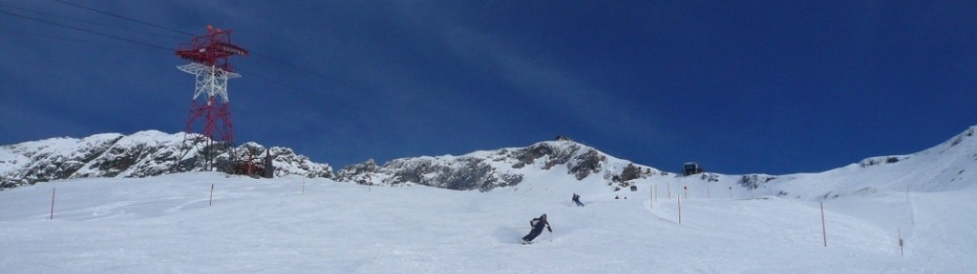 Die rot markierte Piste Nr.4.