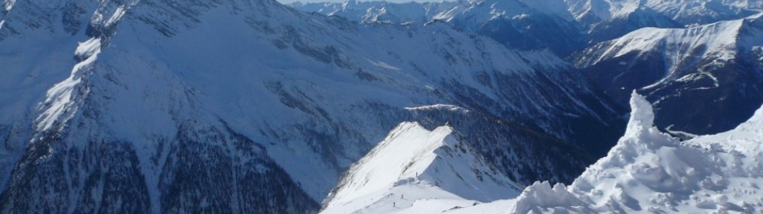 Ausblick von der Bergstation der Ankogelbahn.