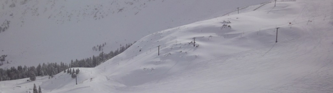 Der baumfreie obere Bereich von Arapahoe Basin bietet oft sehr schöne Tiefschneeabfahrten.