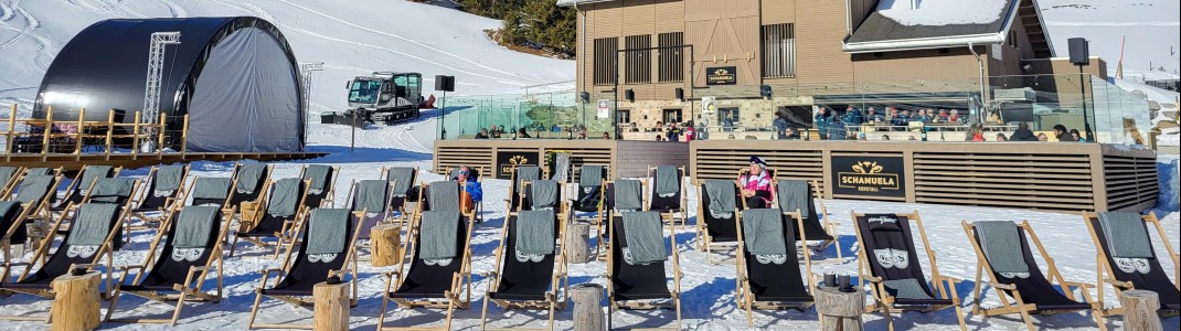 Vielfältige Konzerte und Partys finden in der Schamuela Hütte statt