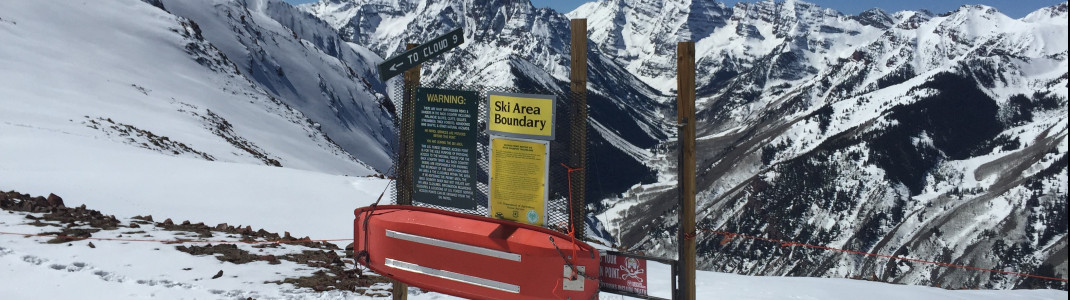 Auf dem Weg zum Highland Bowl