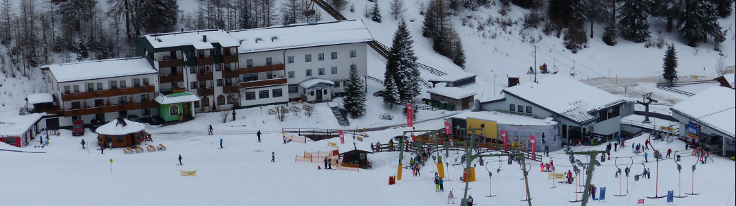 Einige Übernachtungsmöglichkeiten sind direkt im Tal für Familien und Urlauber verfügbar