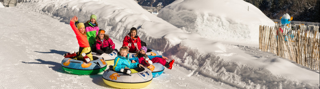 Auch Snowtubing ist hier möglich.