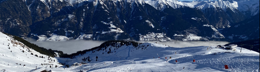 Breite Pisten, wie hier H7 Hochalm, zeichnen Bad Gastein aus.