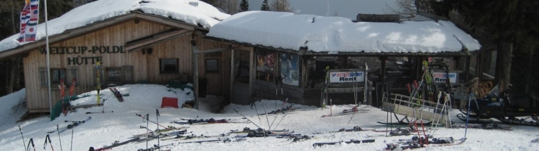 Weltcup Poldl Hütte an der Piste 24