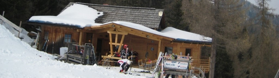 Gwandlbodenhütte an der Piste 16