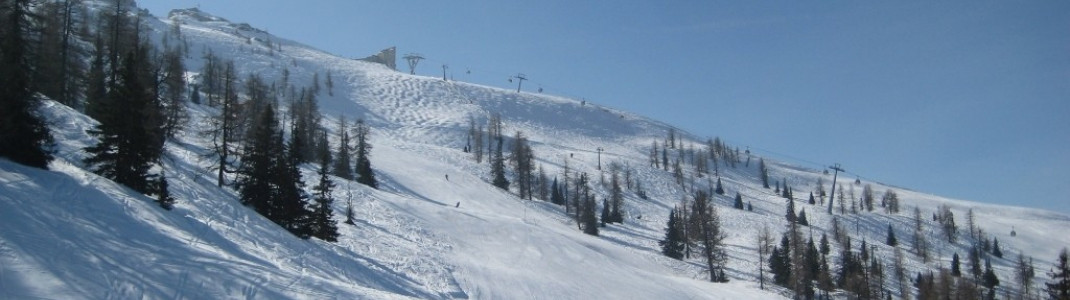 Das Skigebiet liegt zwischen 1100 und 2055 Metern.