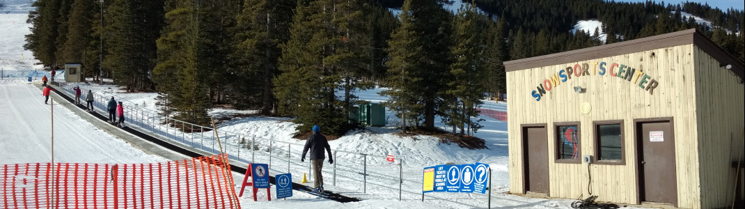 Auch Kinder unter den Anfängern werden in Banff Mt. Norquay bestens betreut
