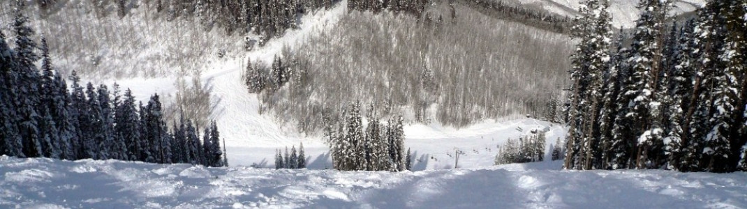 Im Bereich des "Birds of Prey Express" Lifts ist das Terrain besonders steil!