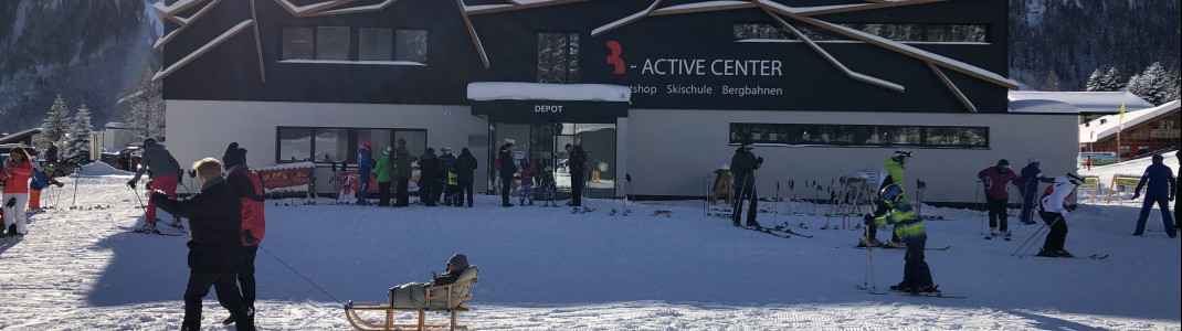 Im B-Active Center gibt es einen Kinderverpflegungsraum und Toiletten mit Wickelraum.