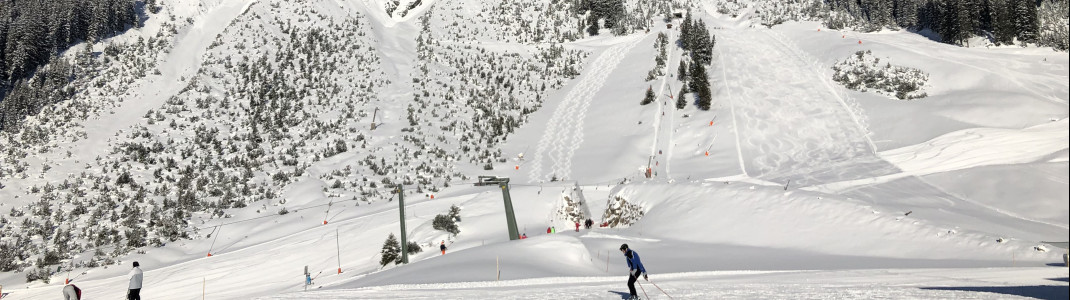 Je nach Schneelage befindet sich am Thanellerkarlift ein Obstacle Park.