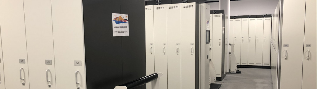 Skidepot im Untergeschoss des B-Active Centers