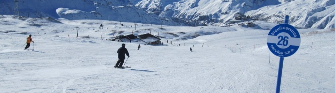Einfache Piste Nr. 26 oberhalb von Plan Maison!
