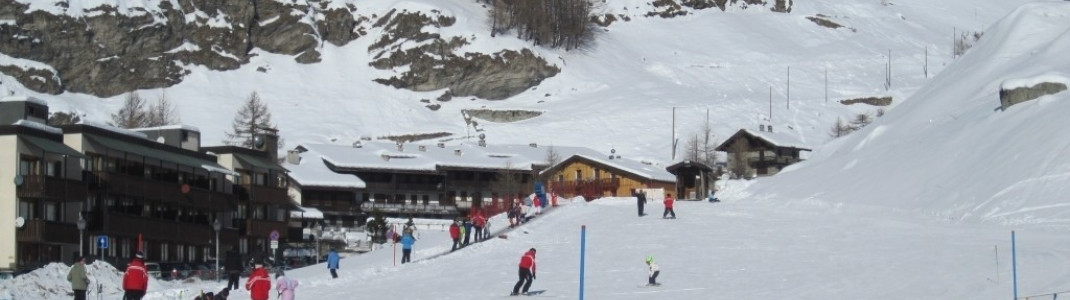 Zauberteppich neben dem Kinderland in Breuil Cervinia!