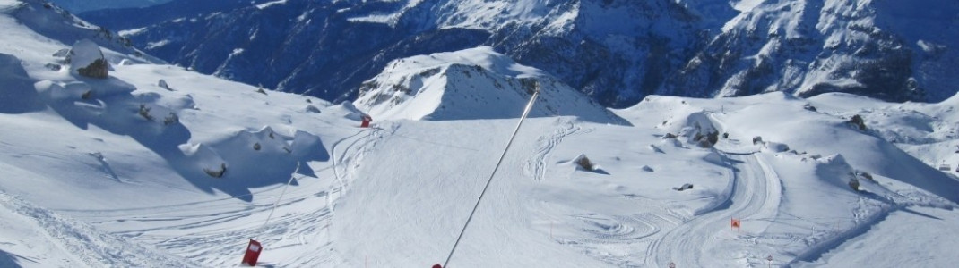Rote Abfahrt 1 vom Colle Superiore delle Cime Bianchi!
