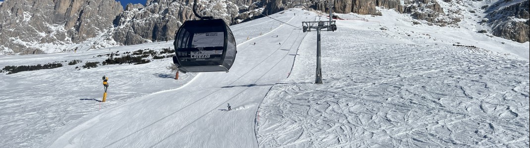 An speziellen Abenden ist es möglich über die Laurin-Piste hinauf zur Laurins Lounge aufzusteigen.