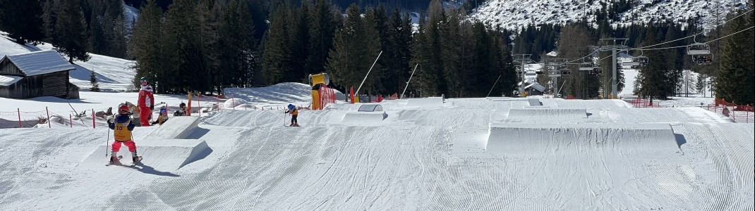 Es gibt Obstacles in verschiedenen Schwierigkeitsstufen.