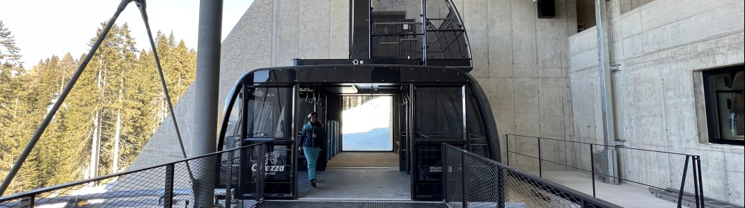 Die Fahrt mit der Cabrio-Seilbahn ist ein besonderes Erlebnis.