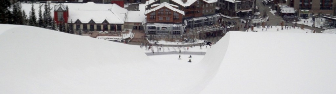 Die Superpipe oberhalb des American Eagle Lifts!