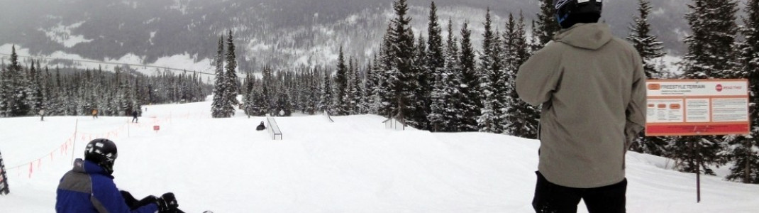 Der High Point Funpark mit kleineren Rails und Jumps!