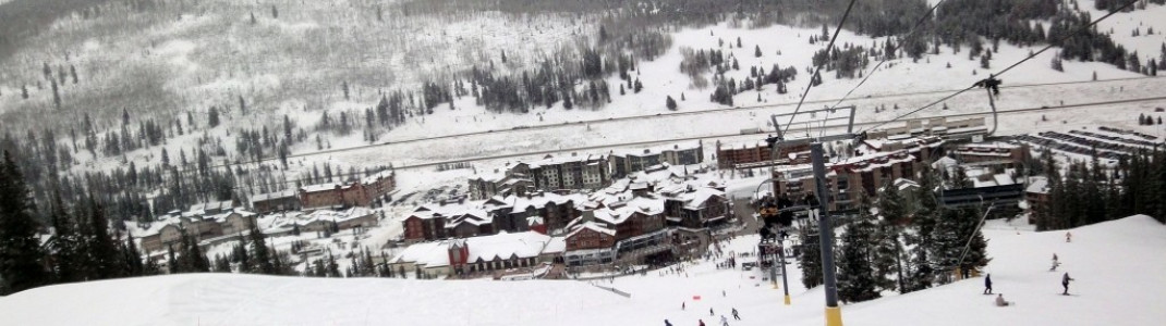 Blick auf Copper Mountain Village!